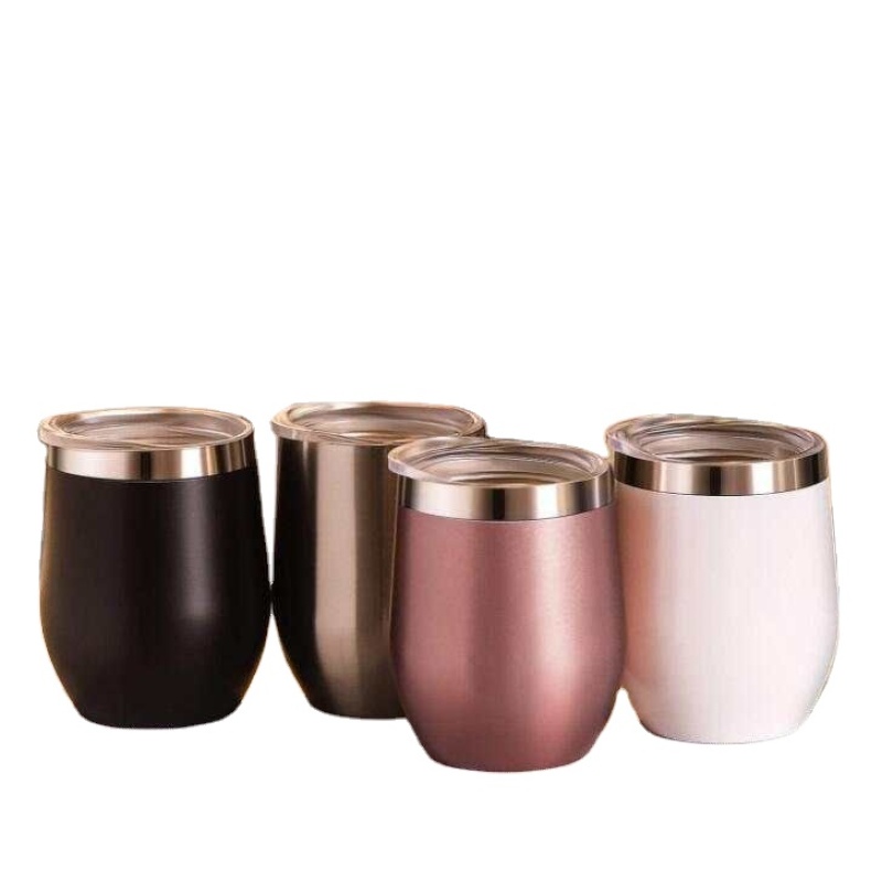 12oz Coffee Mugs Wholesale Custom Insulated Tumbler Printed Travel Stainless Steel Coffee Mug with Lid