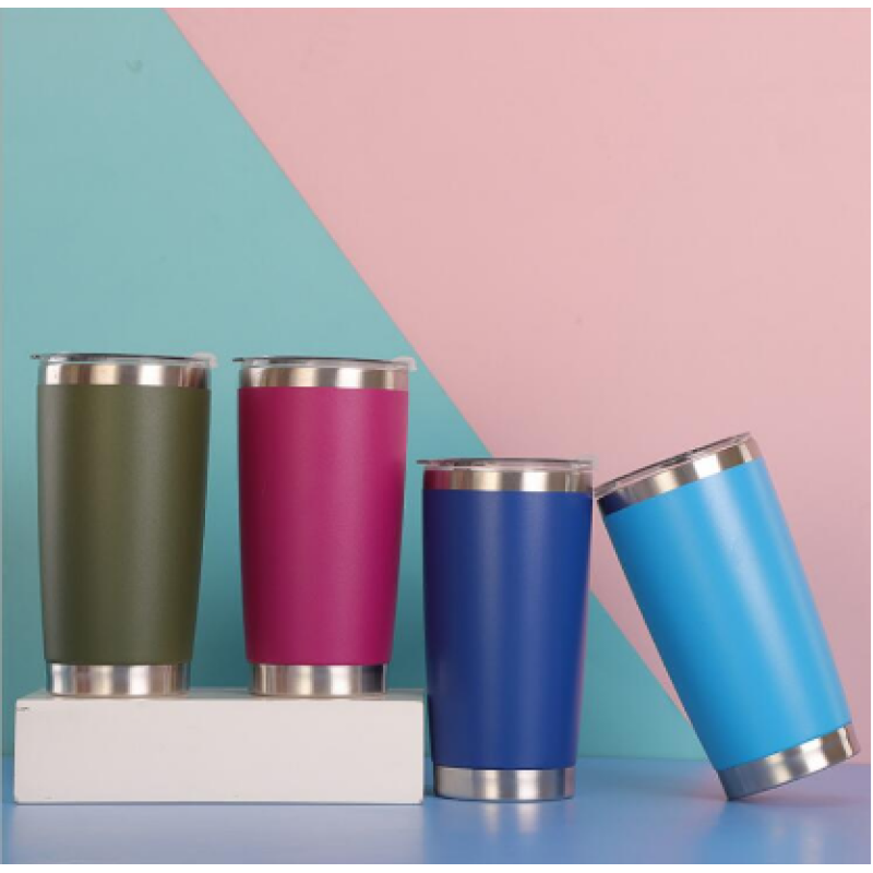 20oz Tumbler Stainless Steel Double Wall Insulated Coffee Mug Custom Christmas Tumblers