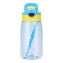 500ml BPA-free plastic water bottle with straw and button