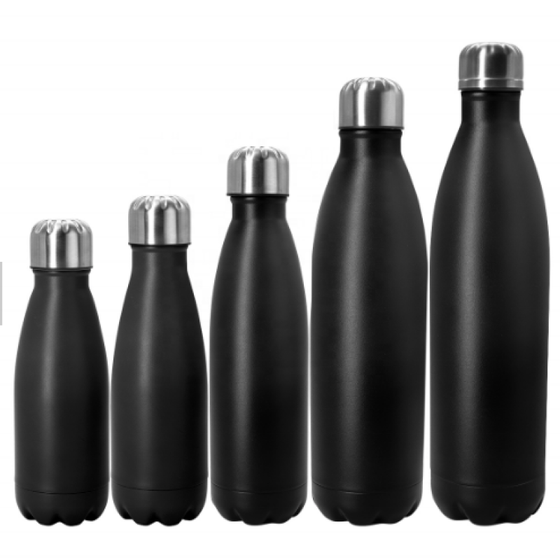 Hot Selling Water Bottle 17oz Cola Shaped Sports Flask Double Wall Stainless Steel Vacuum Insulated Bottle