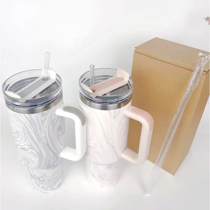 Stocked H2.0 Flowstat Double Wall Stainless Steel Adventure Quencher Tumbler Vacuum 30oz 40oz Cup With Handle