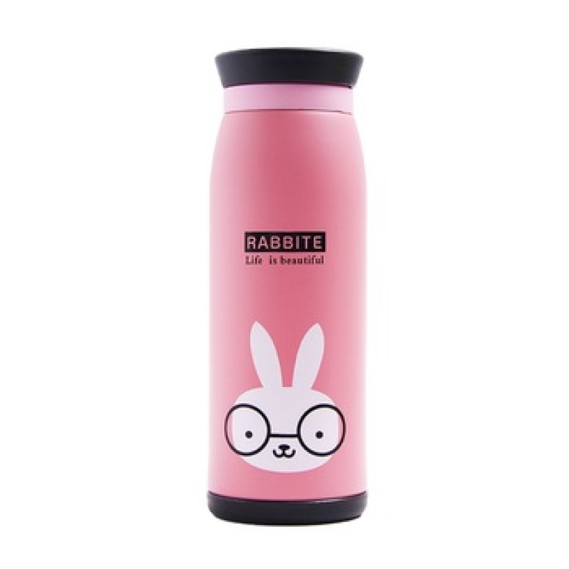 Creative vacuum cup children's stainless steel cartoon student pot belly cup