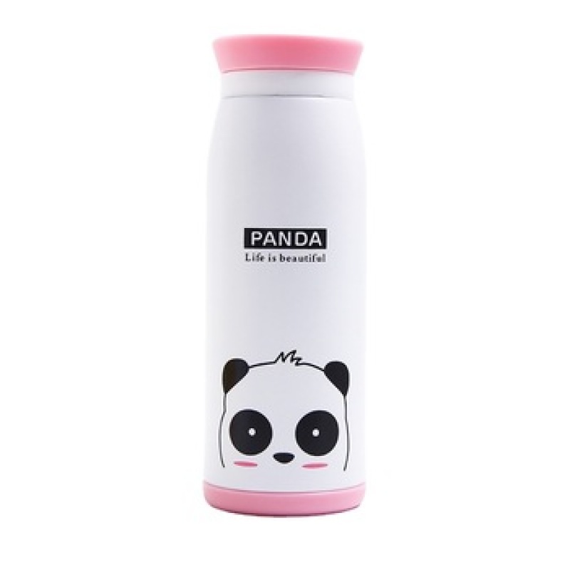 Creative vacuum cup children's stainless steel cartoon student pot belly cup