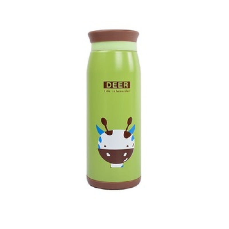 Creative vacuum cup children's stainless steel cartoon student pot belly cup