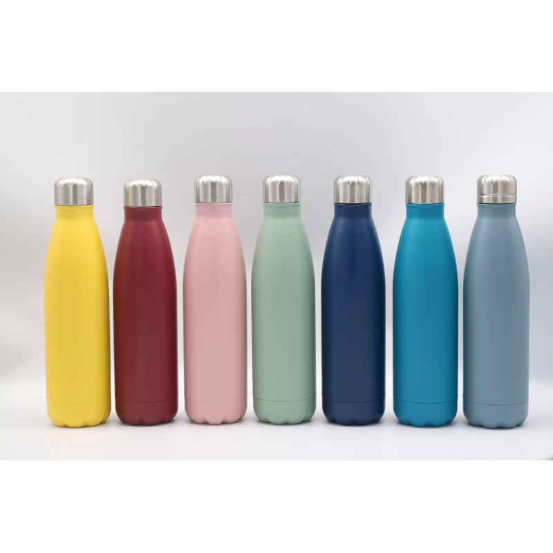 Eco-friendly Double Wall Vacuum Flask Insulated Sport Cola Shape 304 Stainless Steel Vacuum Flasks & Thermoses Water Bottle