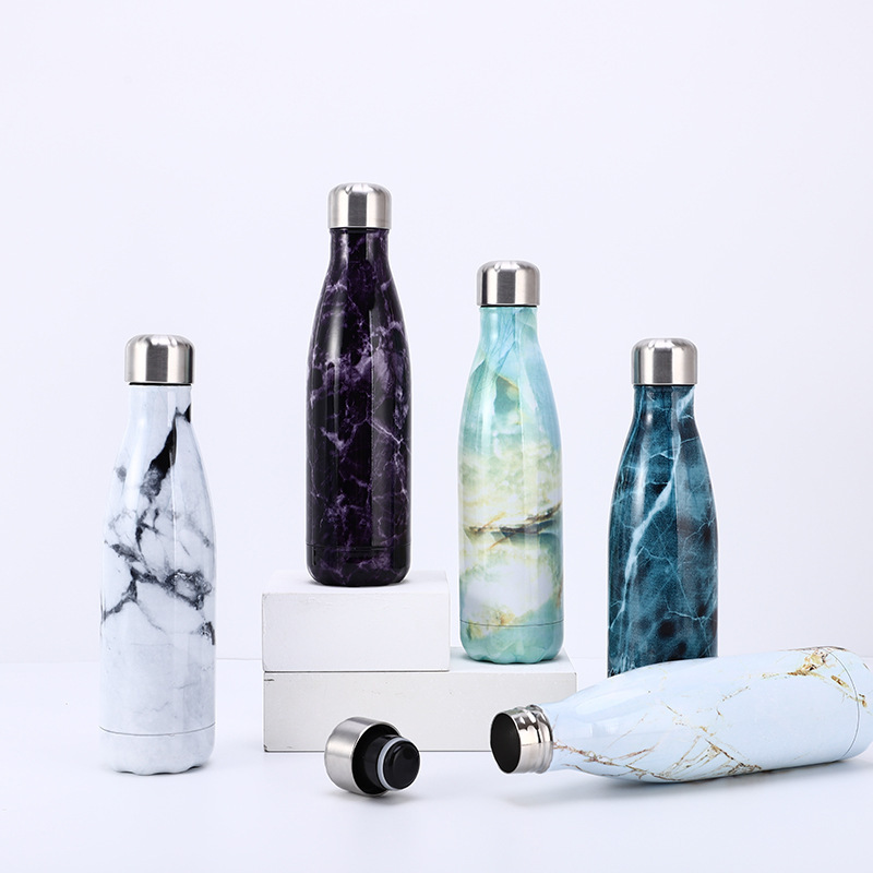 Eco-friendly Double Wall Vacuum Flask Insulated Sport Cola Shape 304 Stainless Steel Vacuum Flasks & Thermoses Water Bottle