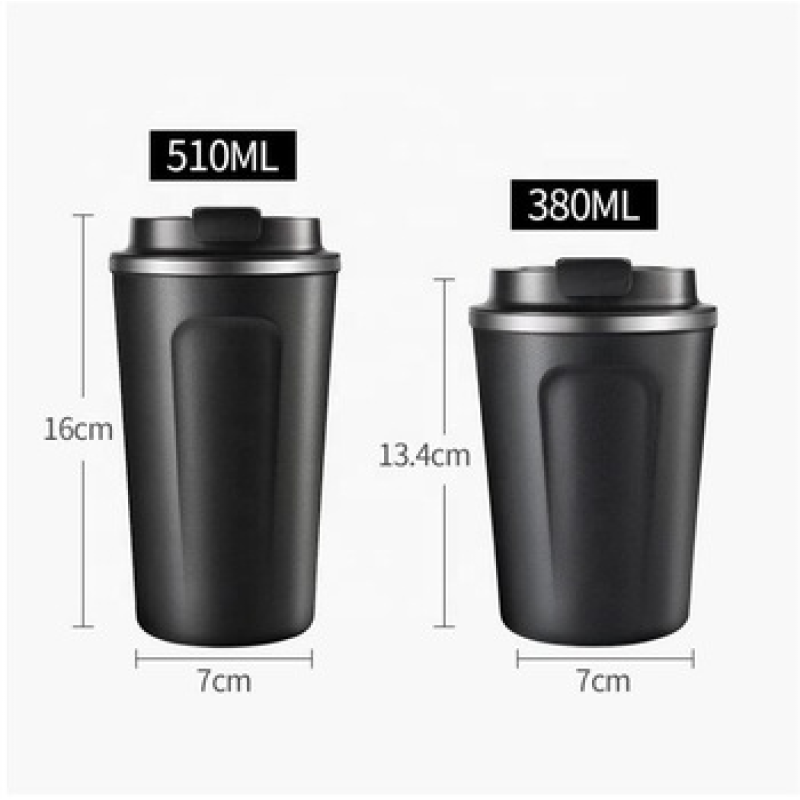 stainless steel double wall insulated thermos coffee mug water bottle custom logo and design