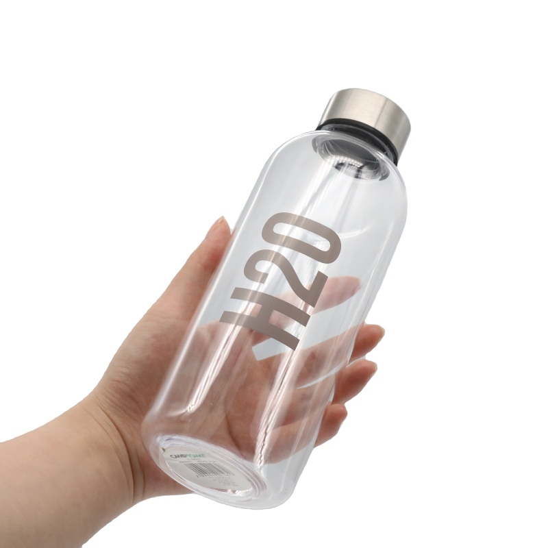 Eco-friendly Material Sport Plastic Single Wall Bottle With Custom Logo Plastic Flask Water Bottle