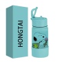 Newly designed custom stainless steel vacuum insulated children's cartoon straw bottle