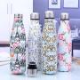 Cola shape Water Bottle Double Walled Vacuum thermals insulated water bottle stainless steel small mouth water bottle