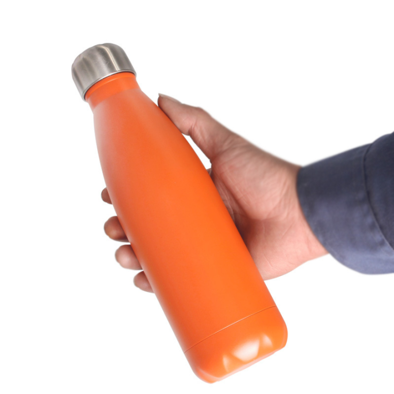 Hot Selling Wholesale 17oz Custom Colors Cola Shaped Custom Water Bottle Double Wall Stainless Steel Vacuum Thermos Flask