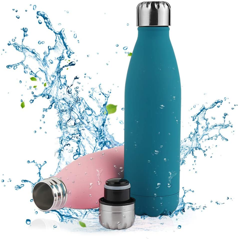 Hot Selling Wholesale 17oz Custom Colors Cola Shaped Custom Water Bottle Double Wall Stainless Steel Vacuum Thermos Flask