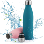 Hot Selling Wholesale 17oz Custom Colors Cola Shaped Custom Water Bottle Double Wall Stainless Steel Vacuum Thermos Flask