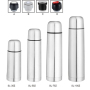 Eco-friendly Stainless Steel Double Wall Vacuum Flask Insulated Thermos Bullet Shape Water Bottle