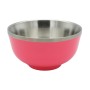 Stainless Steel Double Wall Vacuum Food Bowls Metal Kitchen Bowls