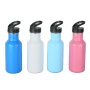750ml Narrow Mouth Outdoor Sport Water Bottle with Straw Single Wall Large Capacity Travel Water Bottle