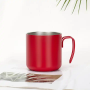 Wholesale custom 12oz double stainless steel mug insulated coffee mug with handle