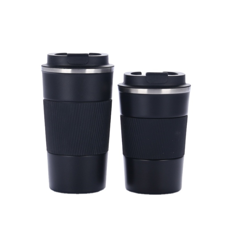 Hot Selling product 2023 Coffee Cups 18/8 Stainless Steel Travel Mug Double Wall Insulated Vacuum Tumbler With Silicone Holder