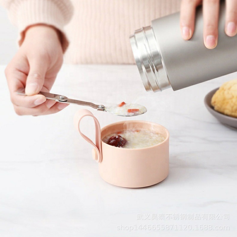 Best seller  high quality  insulated lunch box vacuum thermal lunch box custom food storage termos with exhaust holes