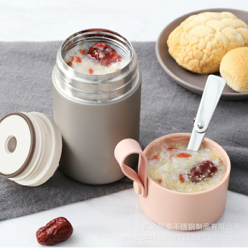 Best seller  high quality  insulated lunch box vacuum thermal lunch box custom food storage termos with exhaust holes