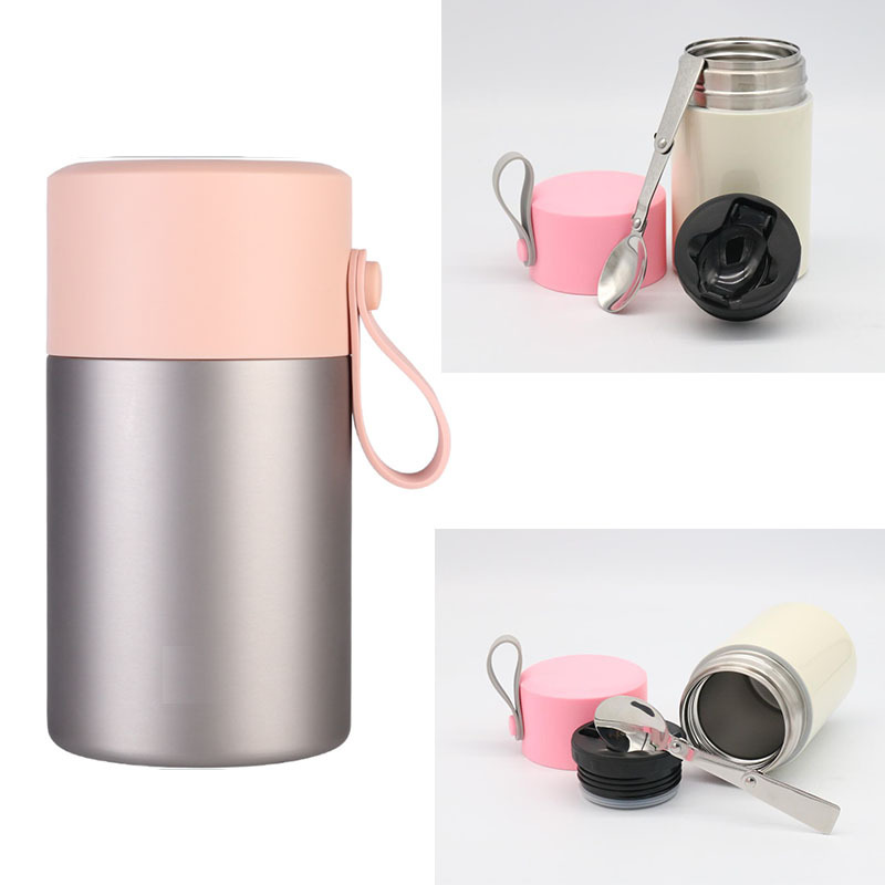 Best seller  high quality  insulated lunch box vacuum thermal lunch box custom food storage termos with exhaust holes