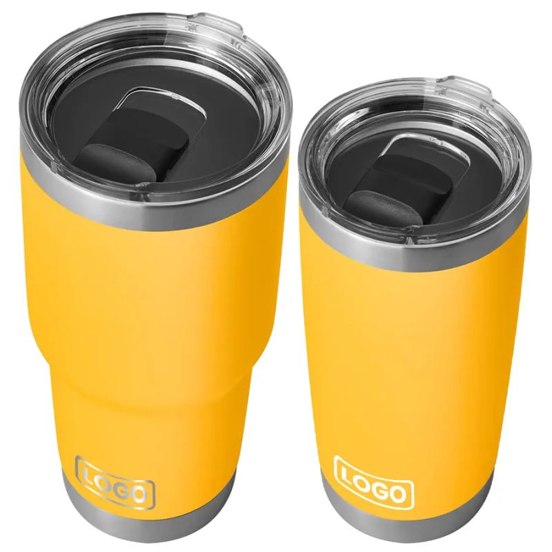 20oz 30oz Stainless Steel Double Wall Vacuum Insulated Travel Mugs Yetirambler With Magslider Lid