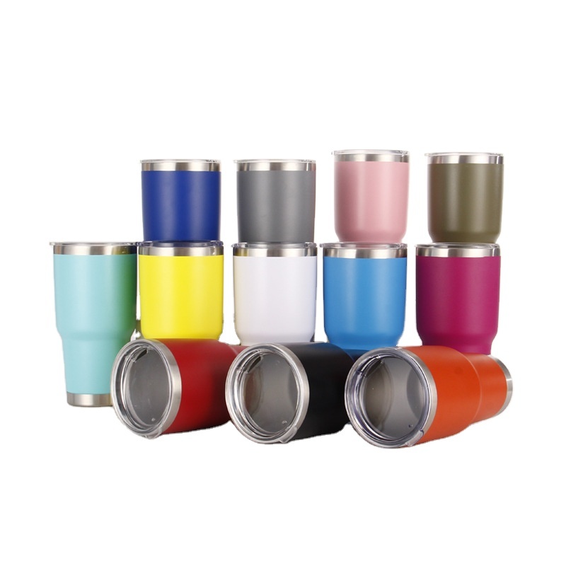 20oz 30oz Stainless Steel Double Wall Vacuum Insulated Travel Mugs Yetirambler With Magslider Lid