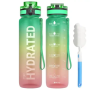 BPA Free Eco Friendly Material Sport Plastic Single Wall Bottle With Custom Logo Plastic Flask Water Bottle