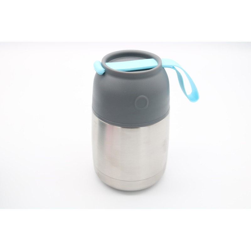 children food flask food jar stainless steel lunch box  soup container water bottle with lid and spoon
