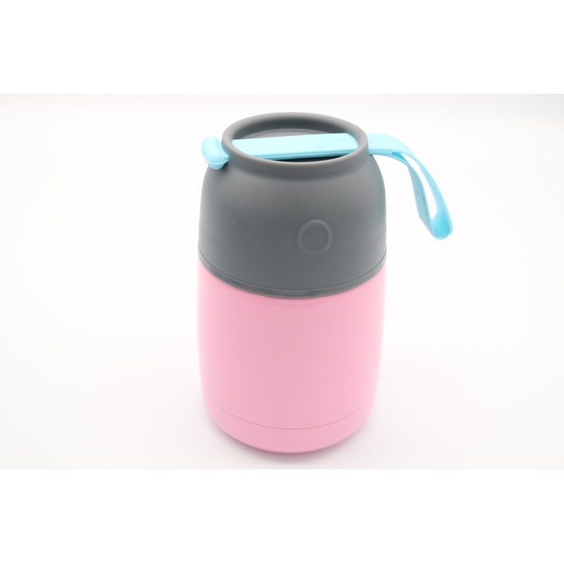 children food flask food jar stainless steel lunch box  soup container water bottle with lid and spoon