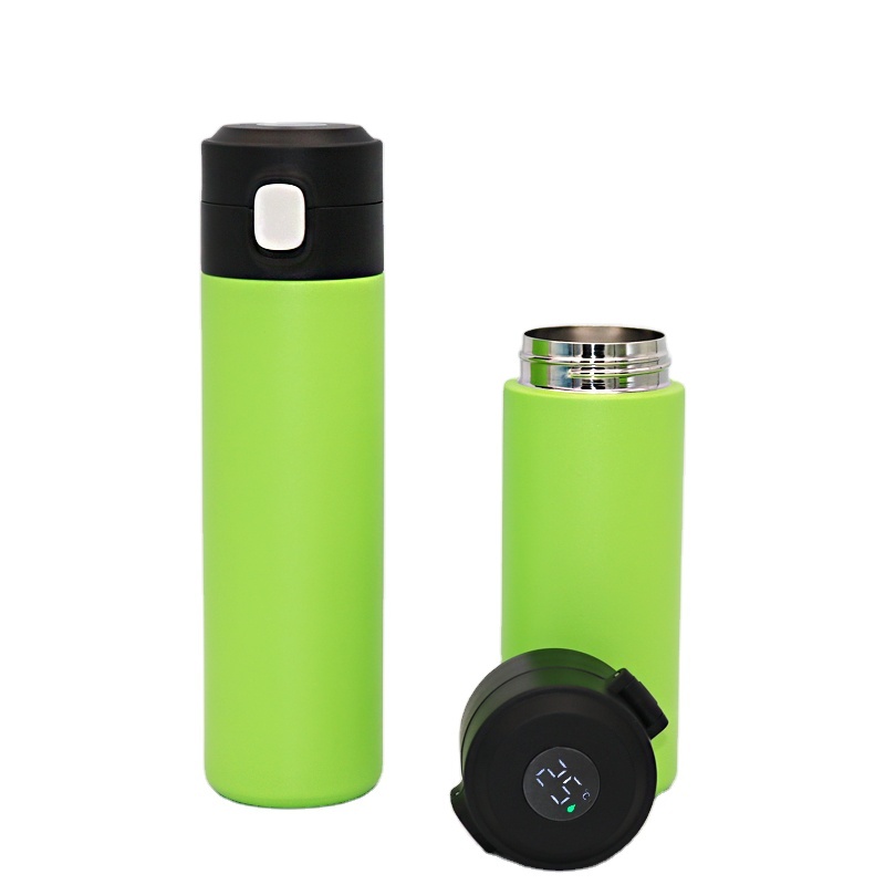 New Product Double Walled Stainless Steel Vacuum Flask with LED Temperature Display Smart Water Bottle