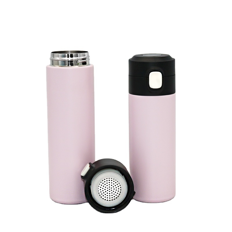 New Product Double Walled Stainless Steel Vacuum Flask with LED Temperature Display Smart Water Bottle