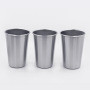 Hot Selling Stackable Single Wall Multiple Size Reusable Beer Pong Cups Stainless Steel Pint Cup Beer Mug