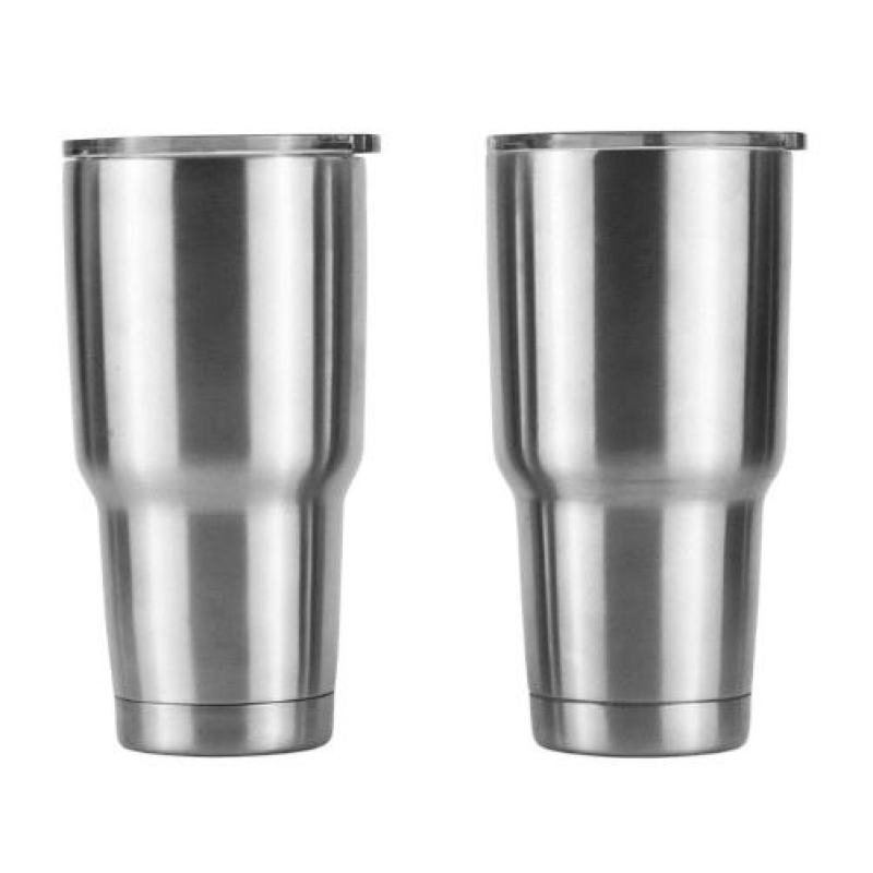 Eco-friendly 30OZ Stainless Steel Double Wall Thermos Vacuum Insulated Flask With Multiple Lids Coffee Tumbler