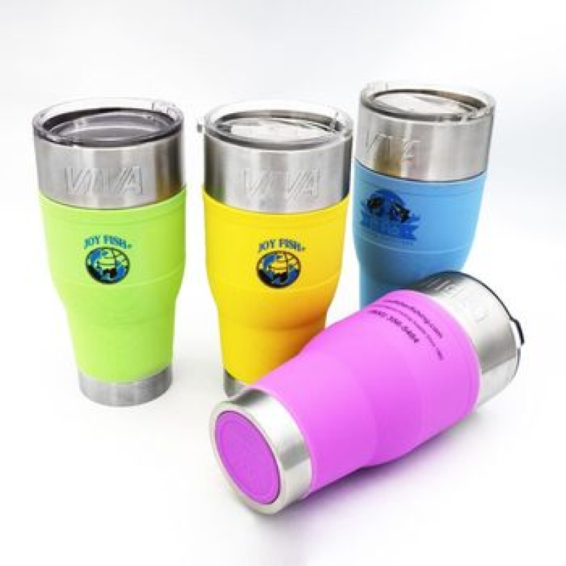 Eco-friendly 30OZ Stainless Steel Double Wall Thermos Vacuum Insulated Flask With Multiple Lids Coffee Tumbler
