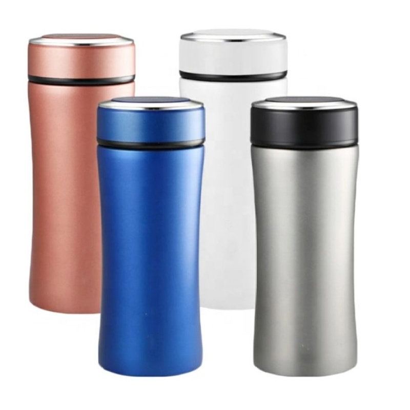 400ml new product Triple wall vacuum thermos with ceramic liner coffee mug