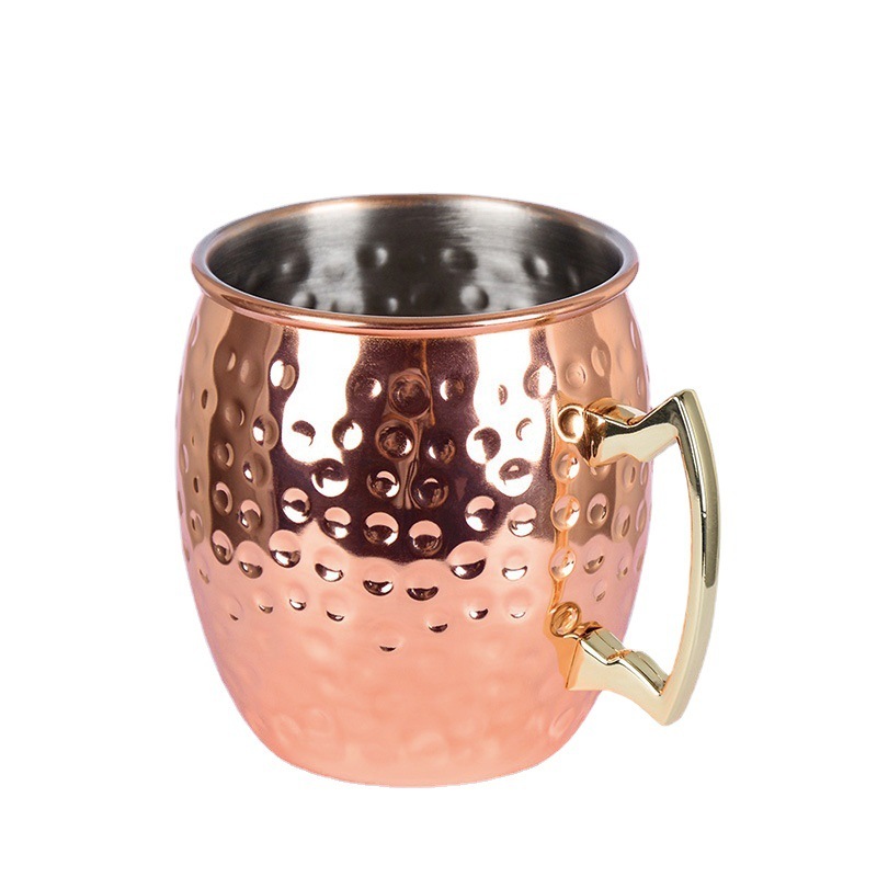450ml custom logo stainless steel cup with handle