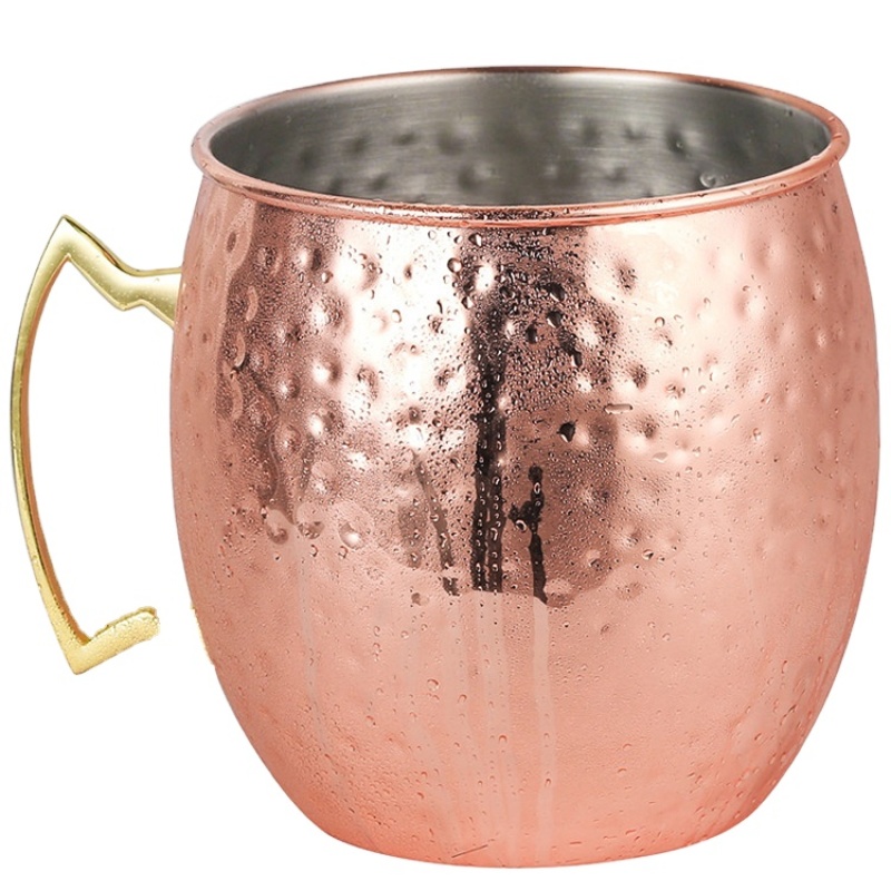 450ml custom logo stainless steel cup with handle