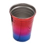 Factory wholesale 16oz reusable single-layer stainless steel coffee cups with UV plating