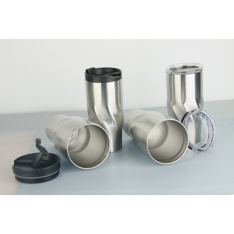 20oz 30oz twisted shape double stainless steel insulated cup