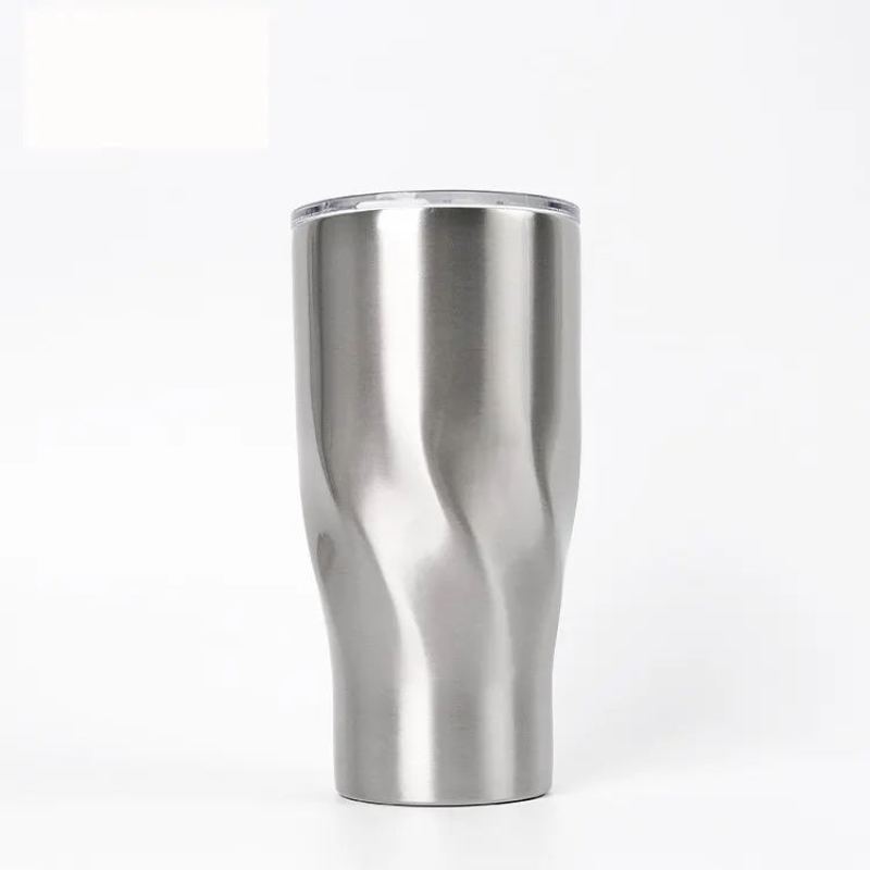 20oz 30oz twisted shape double stainless steel insulated cup
