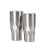 20oz 30oz twisted shape double stainless steel insulated cup