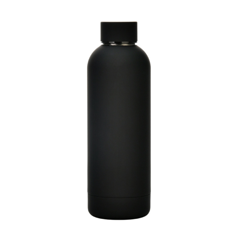 18/8 Stainless Steel Vacuum Flask Soft Touching 500ml Double Walled Insulated Water Bottle Sports Travel Cup With Lid