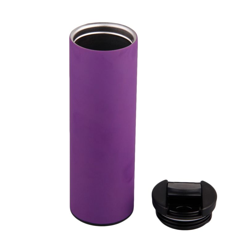 Double Wall Stainless steel Vacuum Insulated Thermal Coffee Mug with Flip Lid