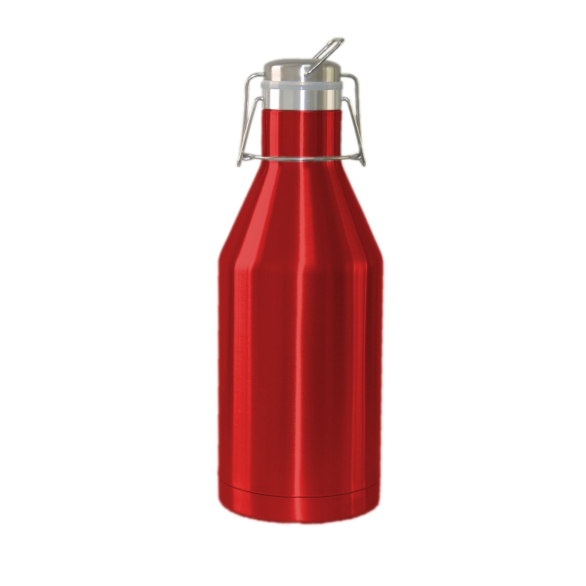 64oz large capacity vacuum insulated water bottle double wall beer bottles custom beer growler