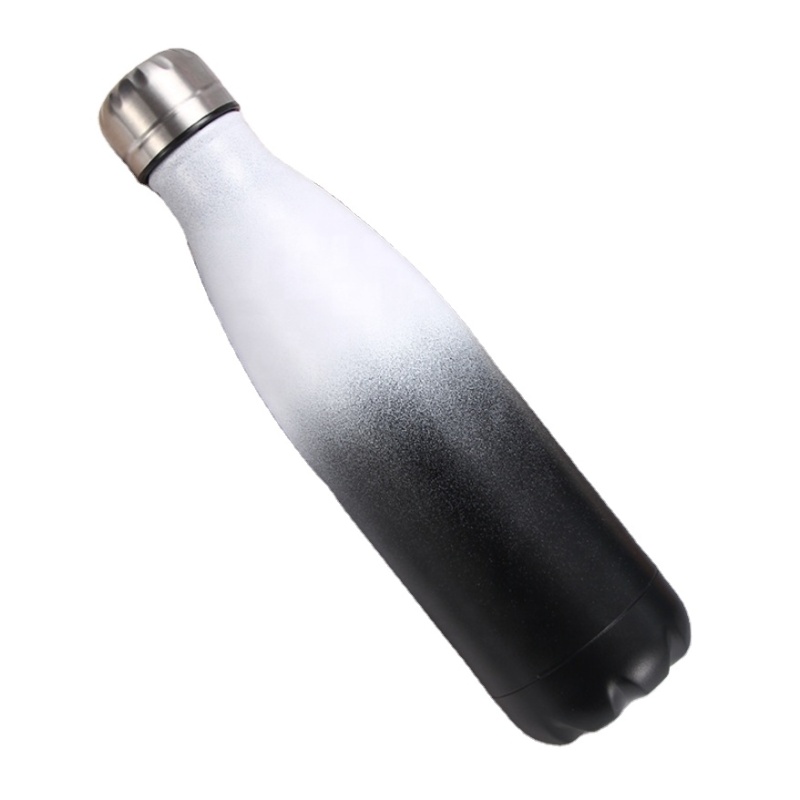 2023 Hot Selling Wholesale Cola Shaped Custom Water Bottle Double Wall Sports Bottle Stainless Steel Insulated Thermos Flask