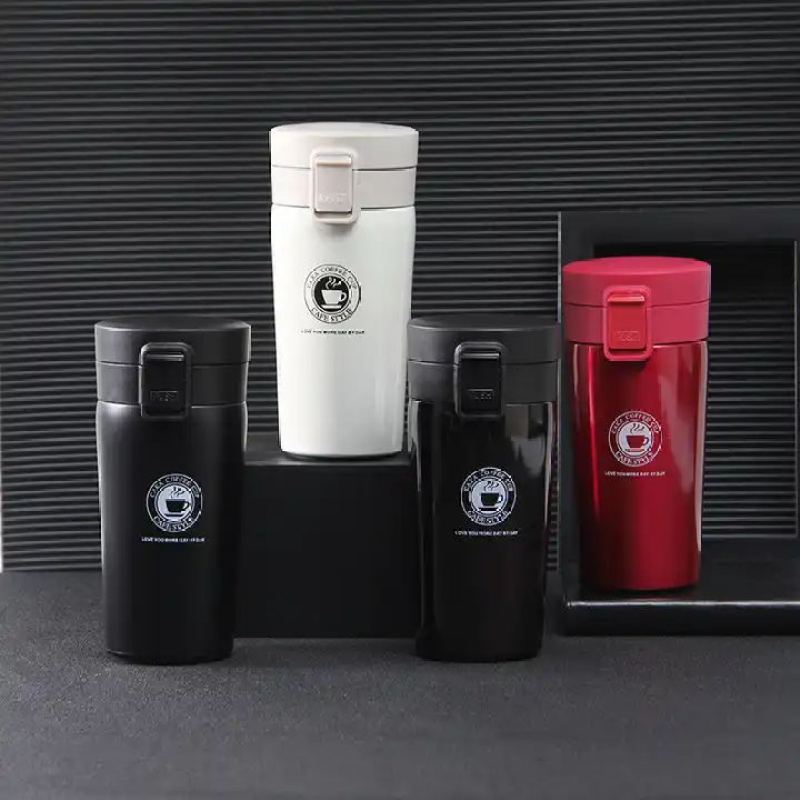 Reusable double-wall coffee cup Vacuum Heating and cooling stainless steel insulated water bottle vacuum travel cup
