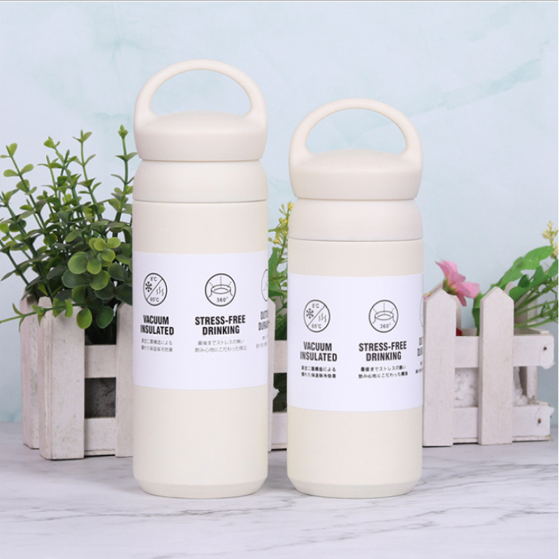350ml 500ml Stainless Steel Water Bottle Thermo Insulated Double Wall Coffee Mug