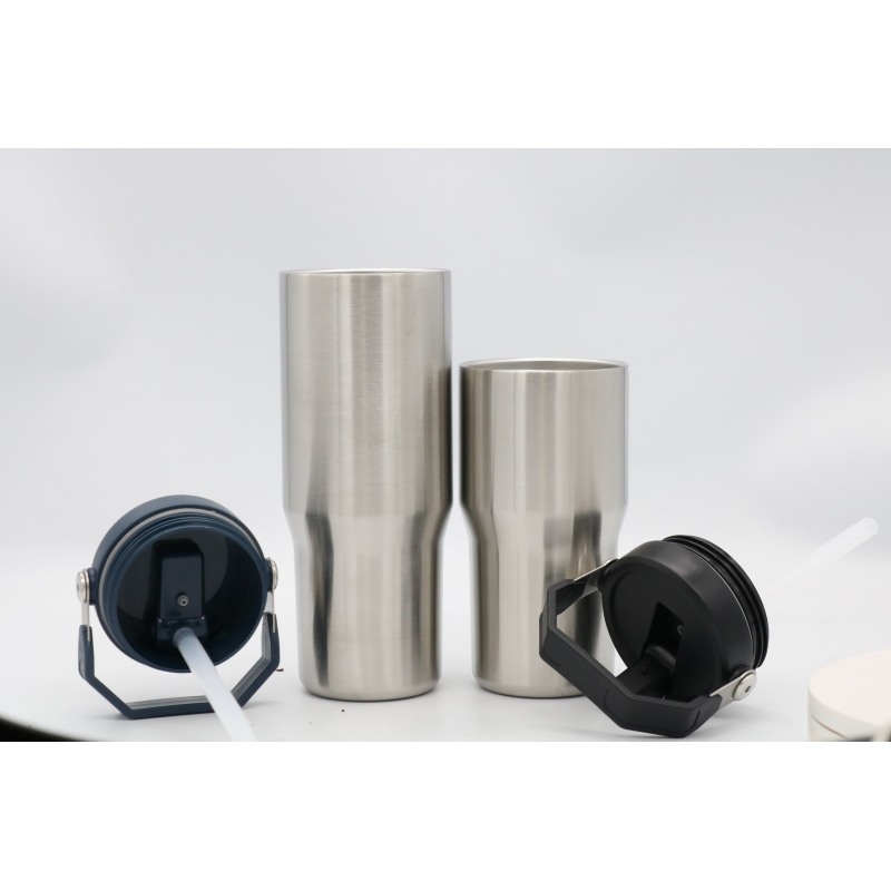 Hot Selling Double Wall Thermos Vacuum Insulated Flask Stainless Steel Travel Mug With Handle Lid Coffee Tumbler