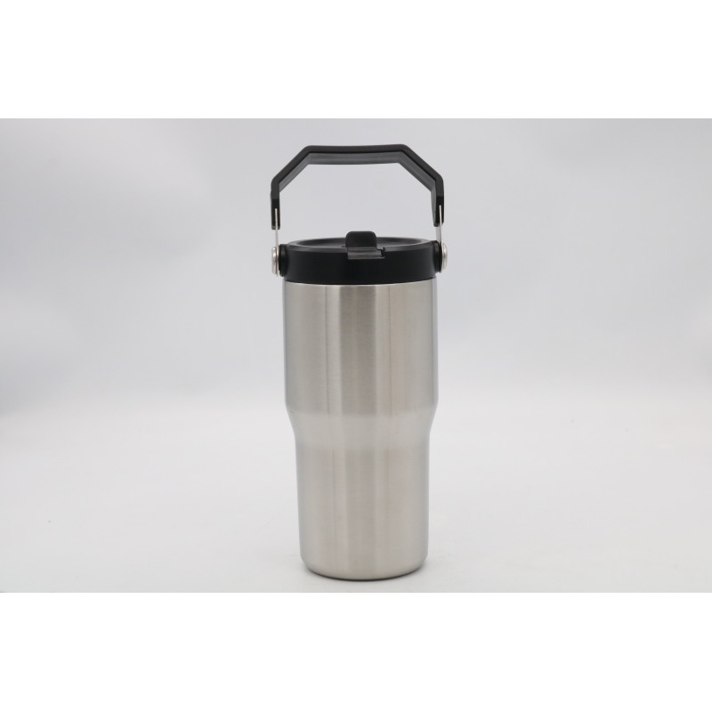 Hot Selling Double Wall Thermos Vacuum Insulated Flask Stainless Steel Travel Mug With Handle Lid Coffee Tumbler